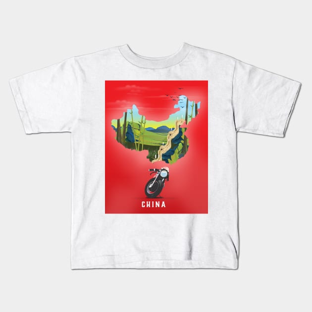 China Kids T-Shirt by nickemporium1